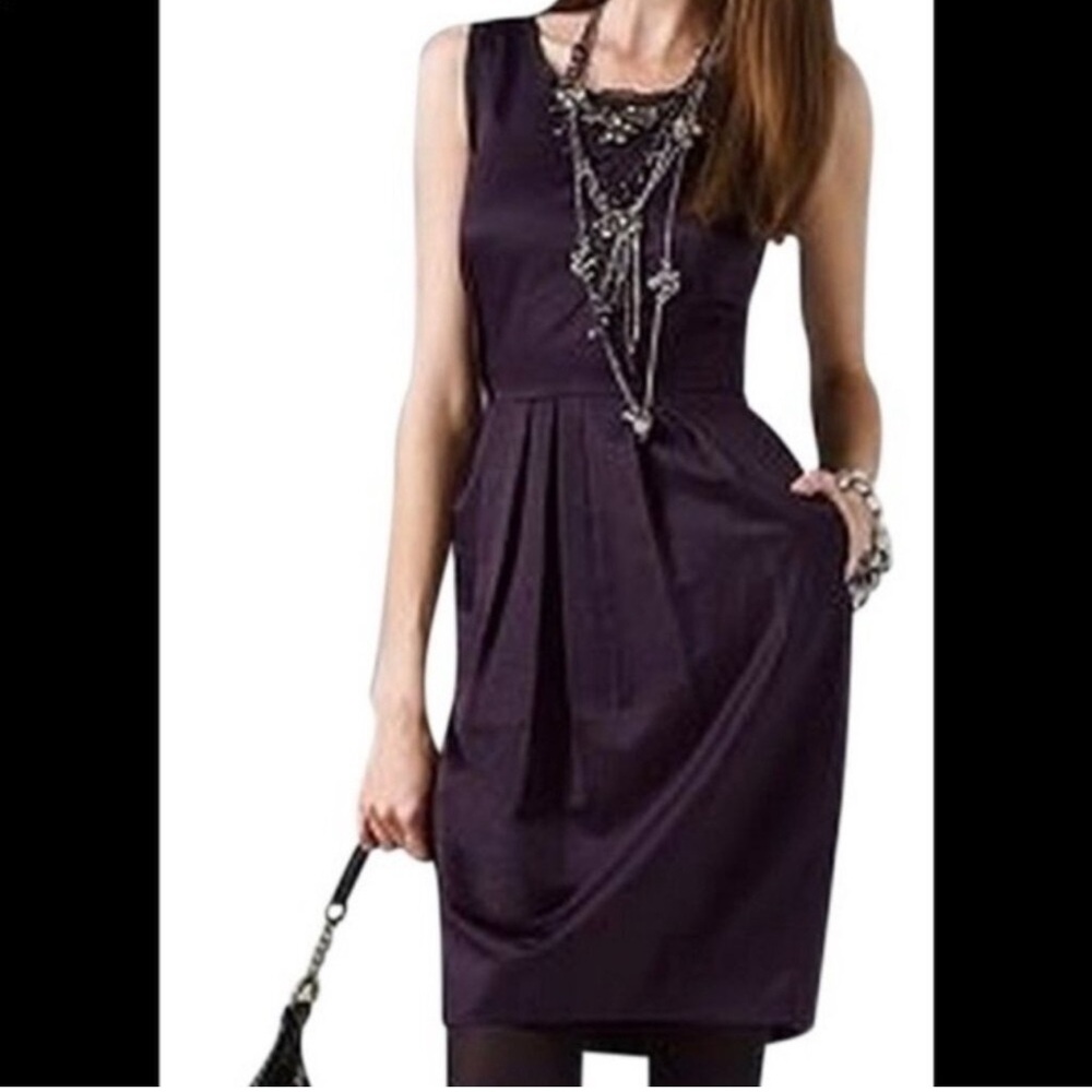 Simply Vera Vera Wang Plum Embellished Mini Dress